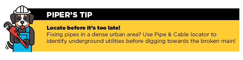pipers tip water mains